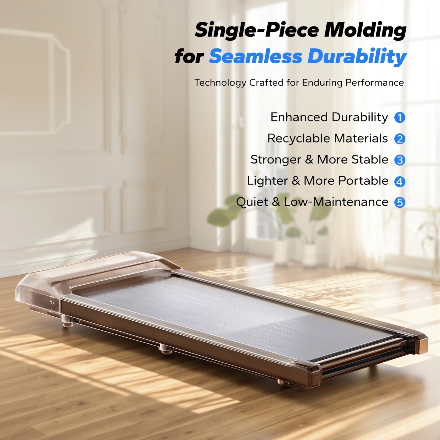 MERACH Walking Pad Under Desk Treadmill for Home Use