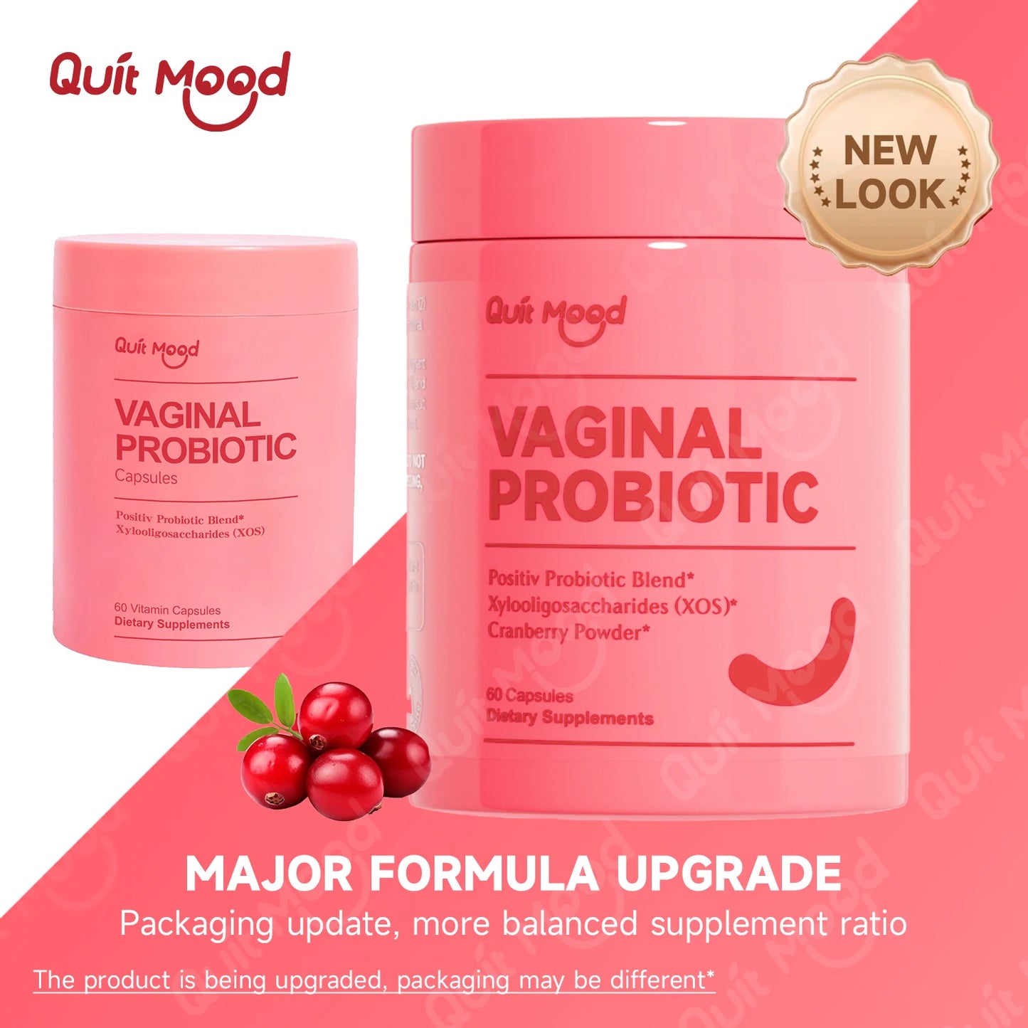 Quit Mood Probiotics For Women With Prebiotics And Cranberry Extract