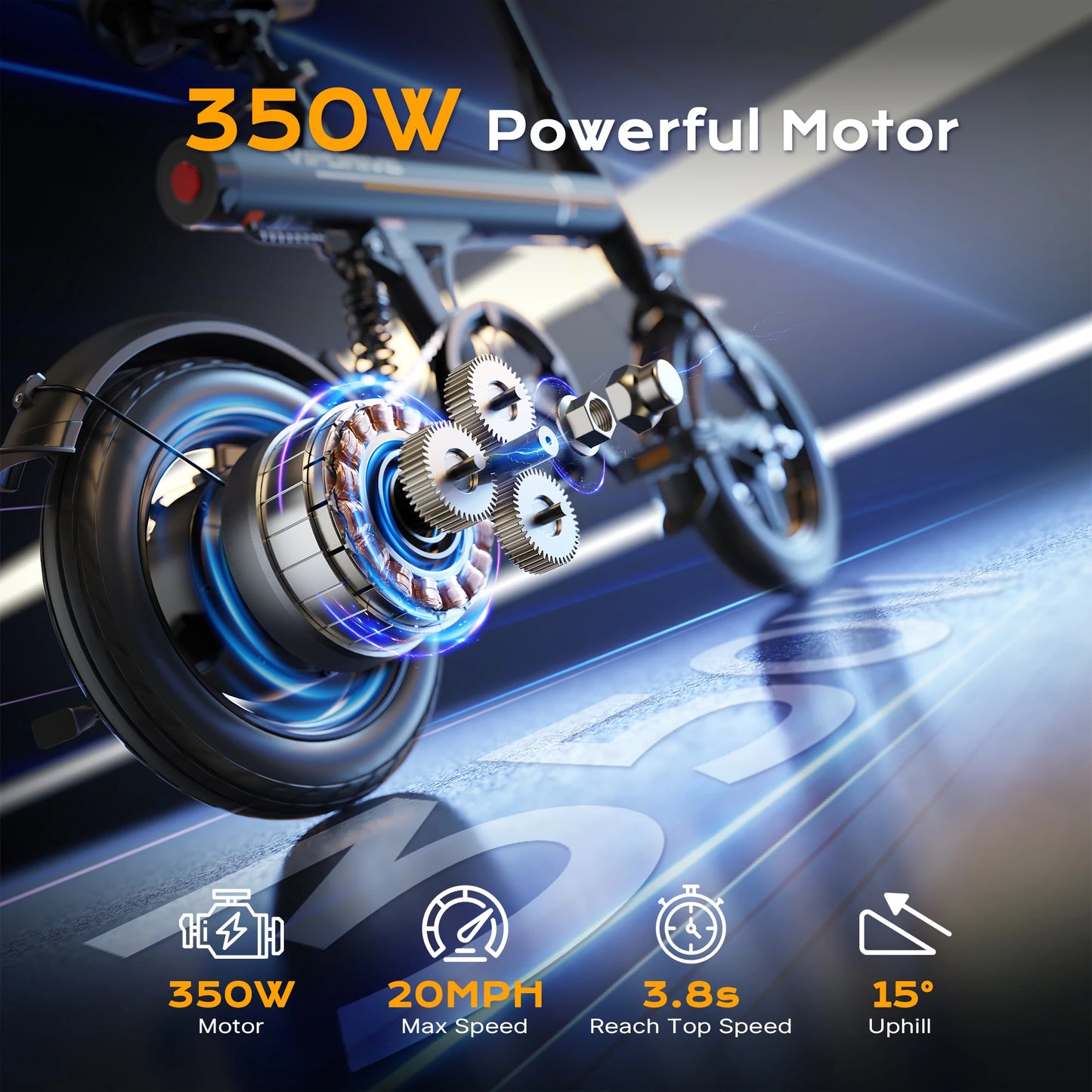 Zypho Electric Bike 500W Peak Motor 36V 7.8Ah Battery