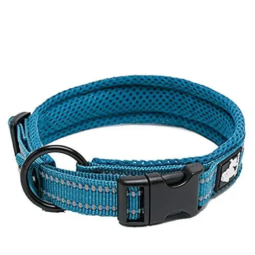 TrueLoveCN Dog Collar Nylon Adjustable Padded Reflective