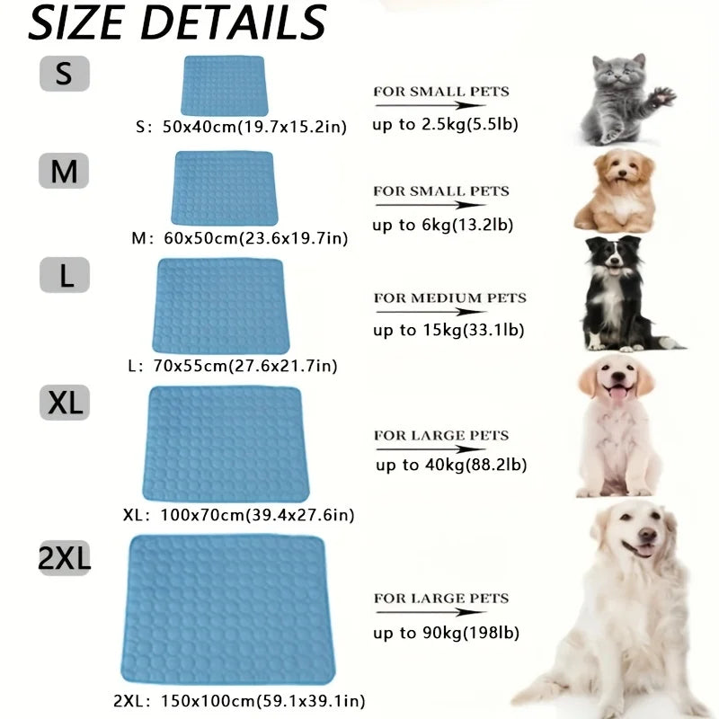 Dog Cooling Mat Self Cooling Pad For Dogs Cats Comfort