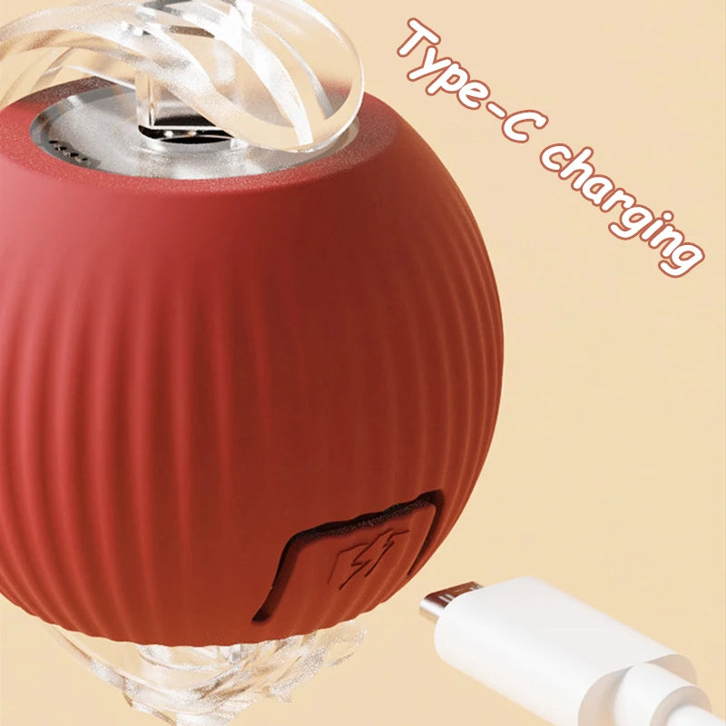 Cat Interactive Ball Toy Automatic Rolling Imitates Mouse
