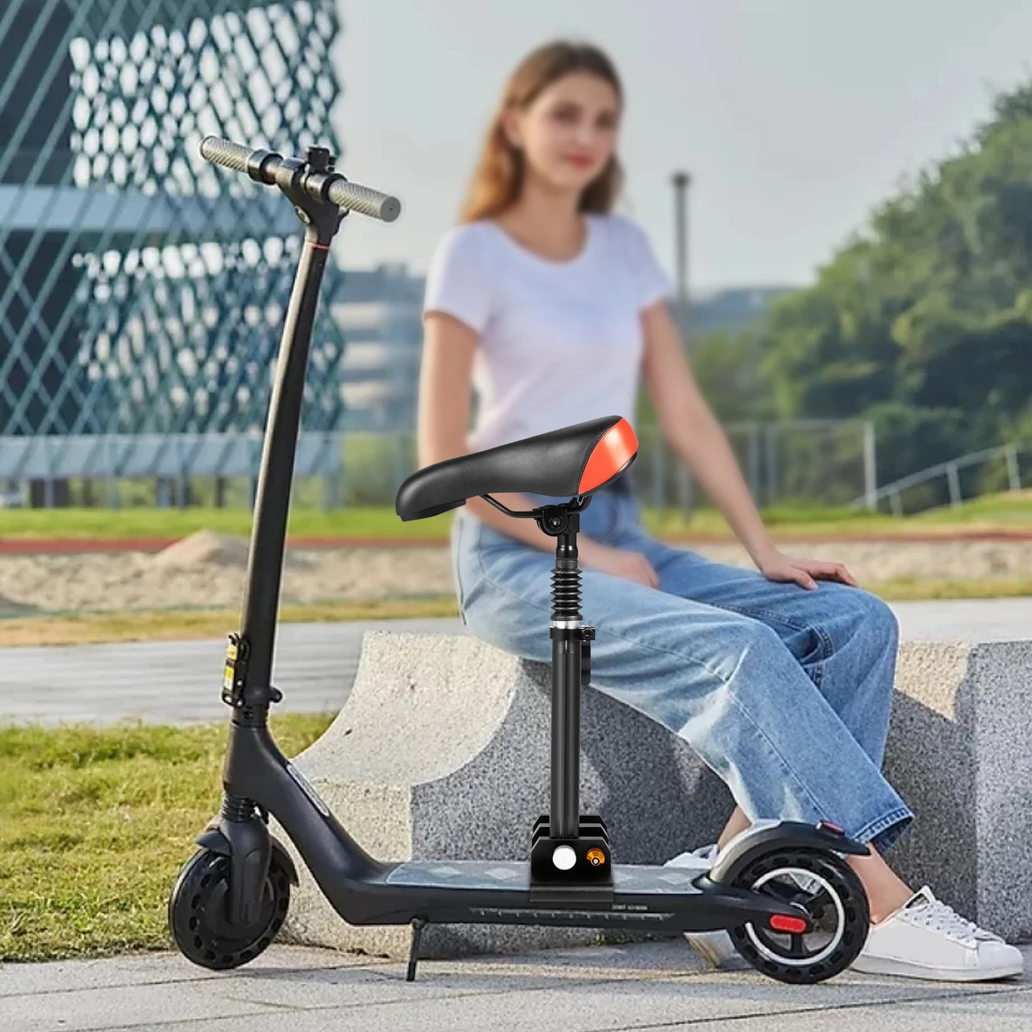 M365 Scooter Seat Cushion Folding Saddle With Aluminum Support