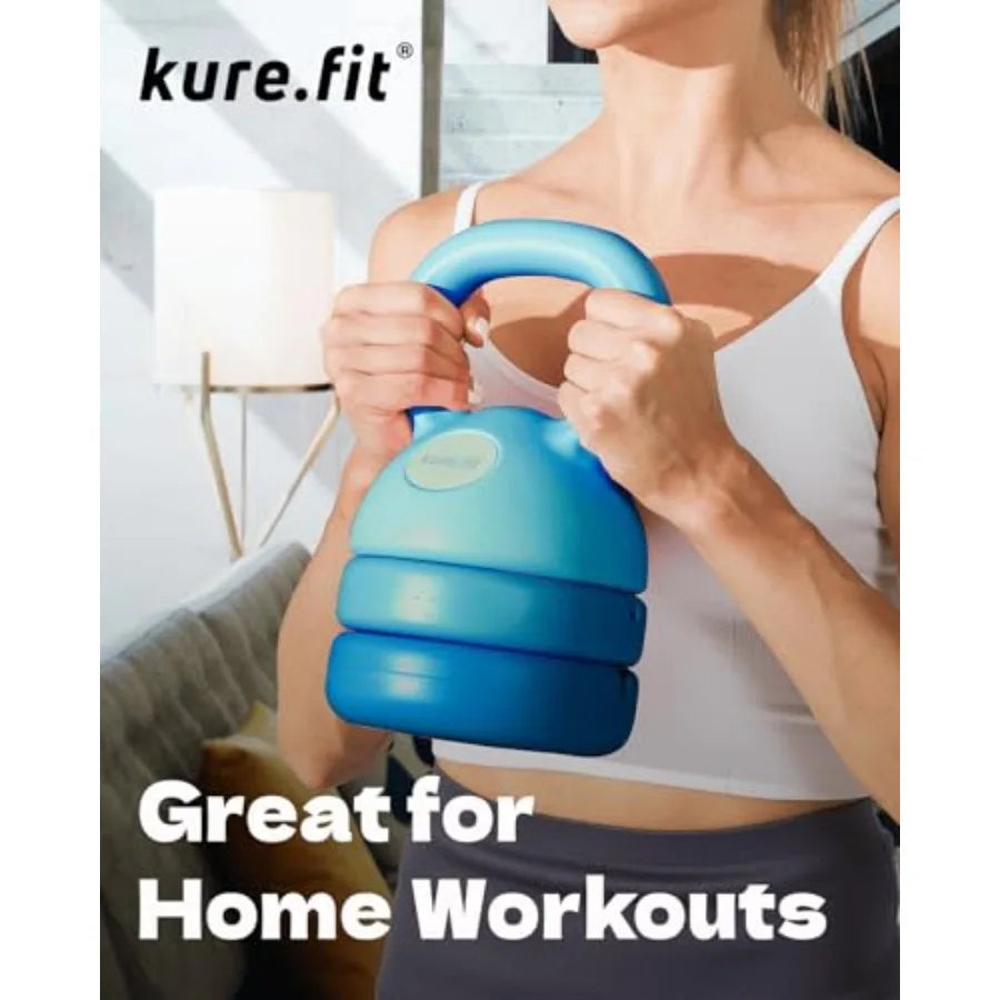SHXI Adjustable Kettlebell 5-12 lb Home Gym Set for Strength
