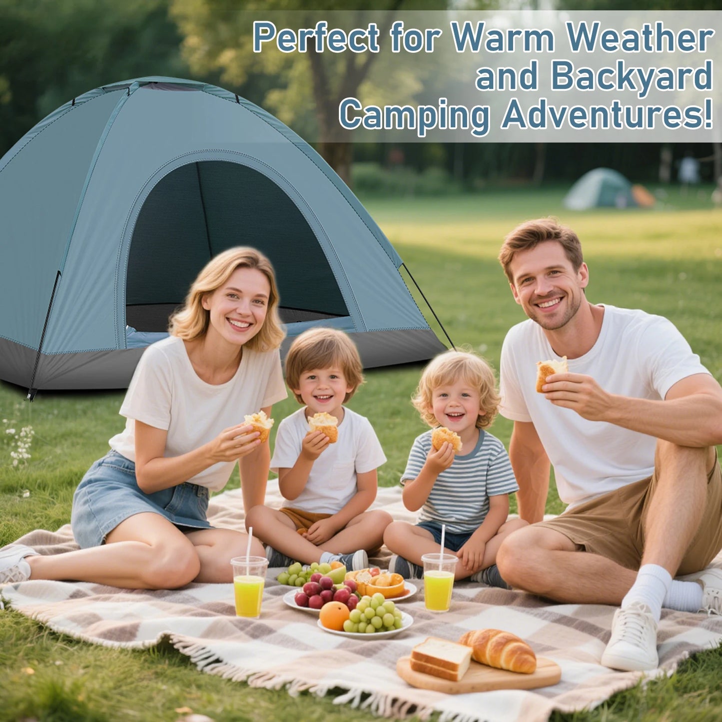Outdoor Camping Dome Tent Rainproof and Portable for Wild Use