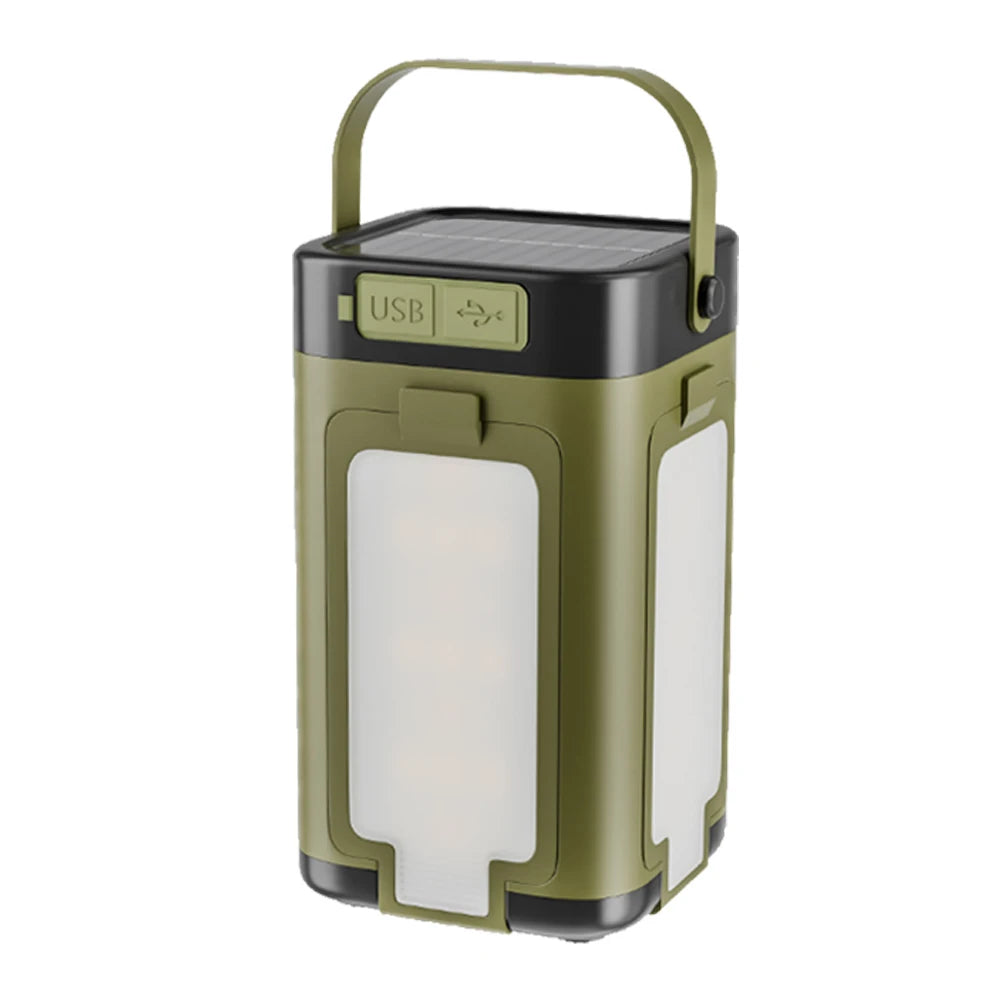 APWIKOGER Rechargeable Lantern Power Bank Solar Camping Light