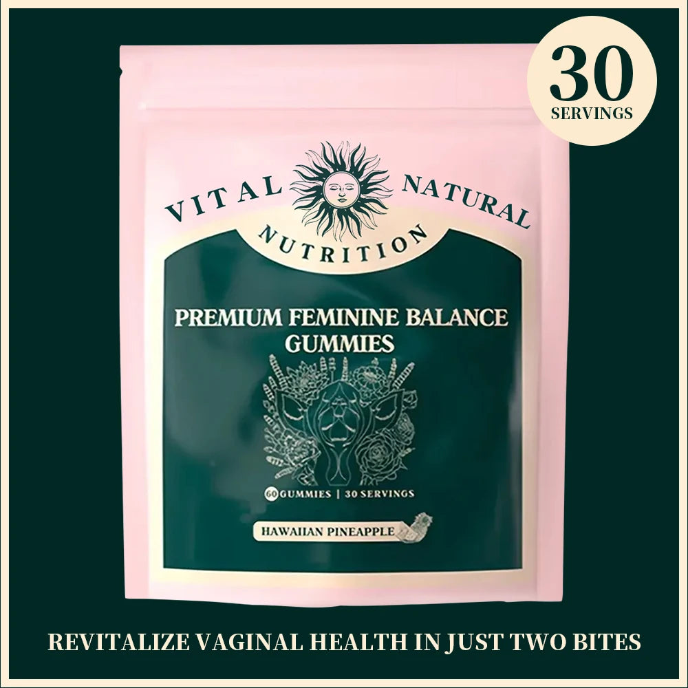 Quit Mood Vital Source Feminine Balance Gummies Hawaiian Pineapple