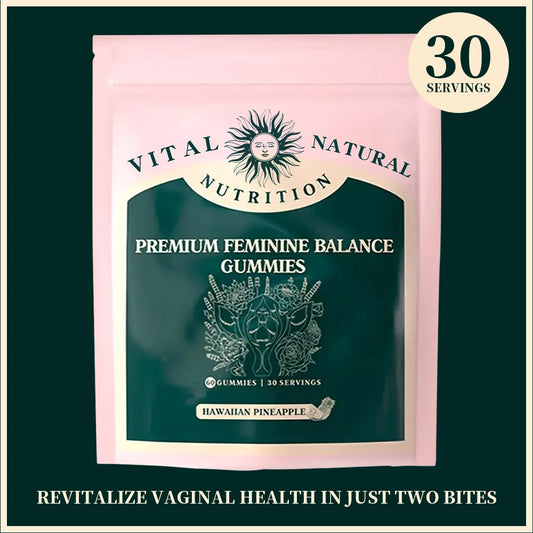 Quit Mood Vital Source Feminine Balance Gummies Hawaiian Pineapple