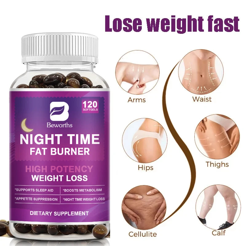 Beworths Night Time Fat Burner Capsules For Women And Men