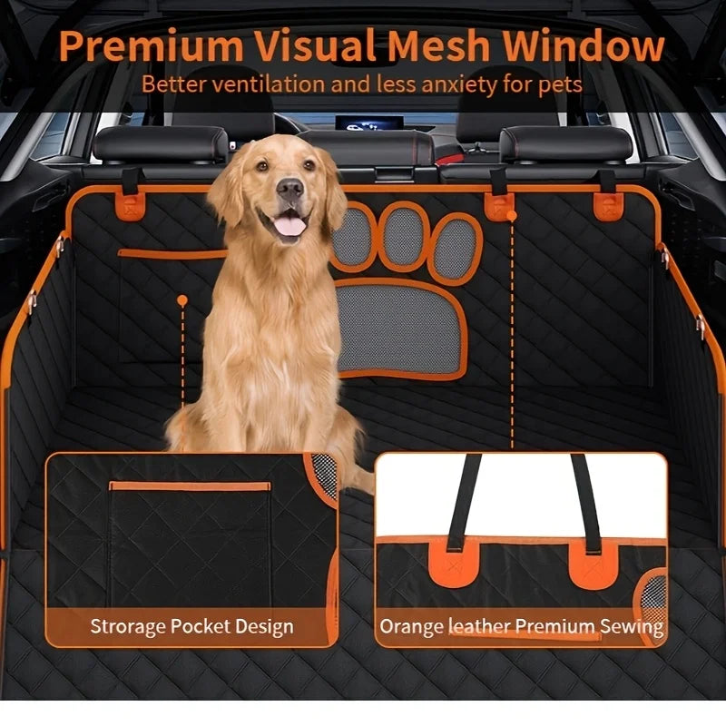 NONECN Dog Seat Cover Hammock For Cars Heavy Duty Anti Slip