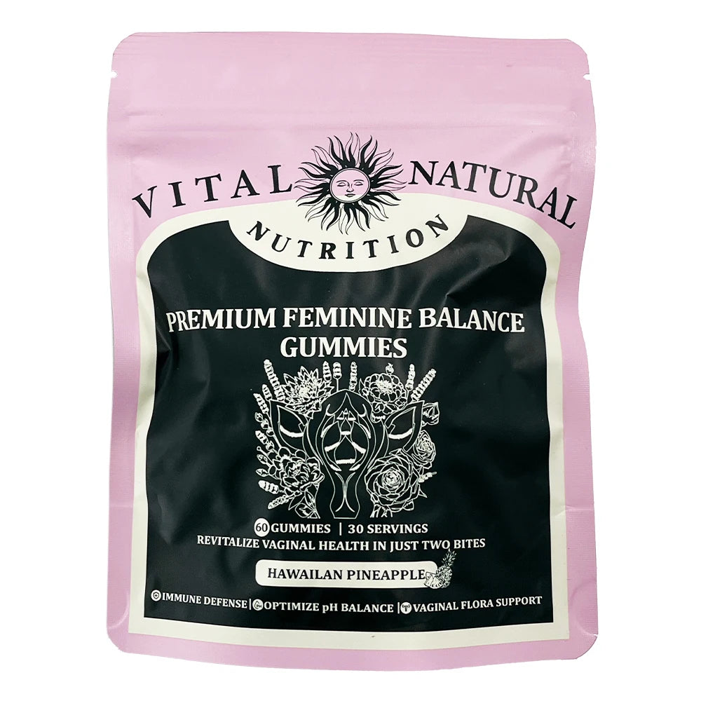 Quit Mood Vital Source Feminine Balance Gummies Hawaiian Pineapple