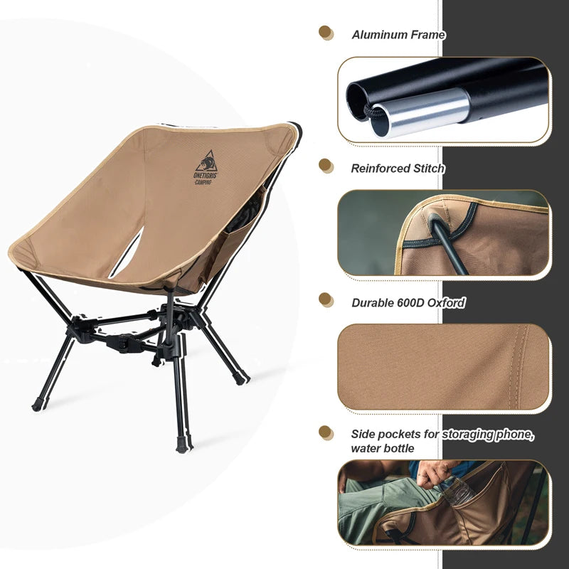 OneTigris Tigerblade Folding Camping Chair For Backpacking Outdoors