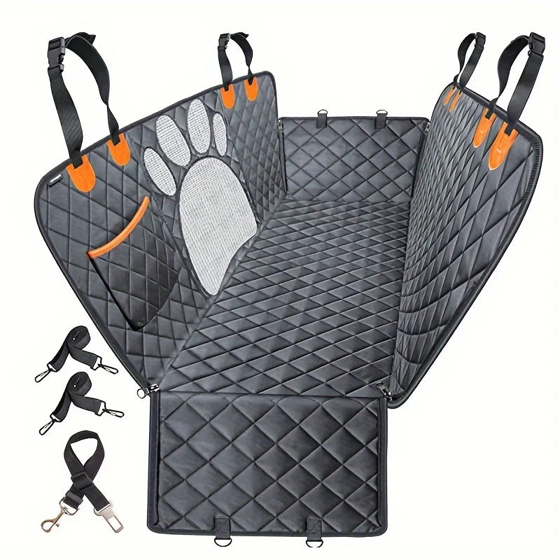 NONECN Dog Seat Cover Hammock For Cars Heavy Duty Anti Slip