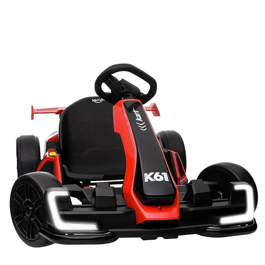 K61 Electric Drift Go Kart For Kids Adjustable Seat 24V
