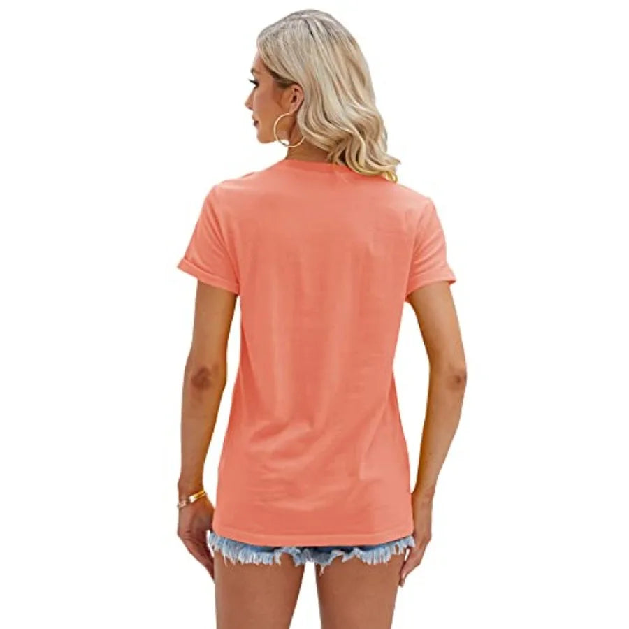 Sunflower Graphic Womens Short Sleeve Tee Top Polyester Everyday Comfort