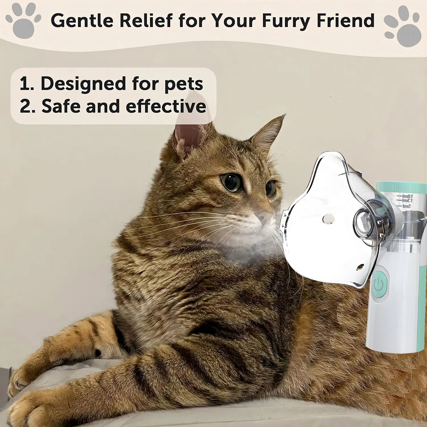 Pet Portable Nebulizer Machine For Animals Silent Inhaler Medical Atomizer