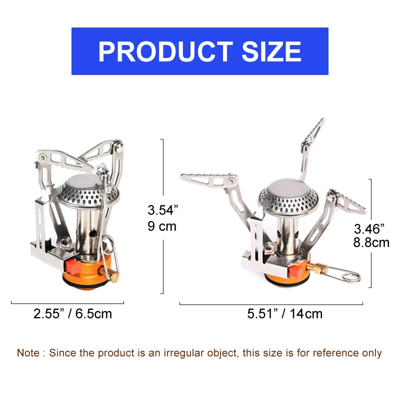 Widesea Camping Cookware Set Outdoor Tableware Stove Pot Cup Three