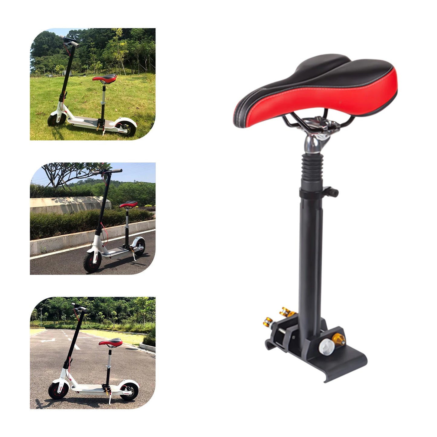 M365 Scooter Seat Cushion Folding Saddle With Aluminum Support