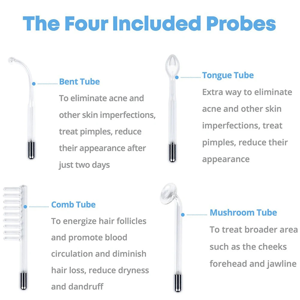 AOKO 4 In 1 High Frequency Facial Wand Skin Rejuvenation
