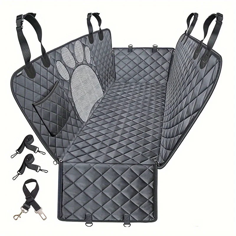 NONECN Dog Seat Cover Hammock For Cars Heavy Duty Anti Slip
