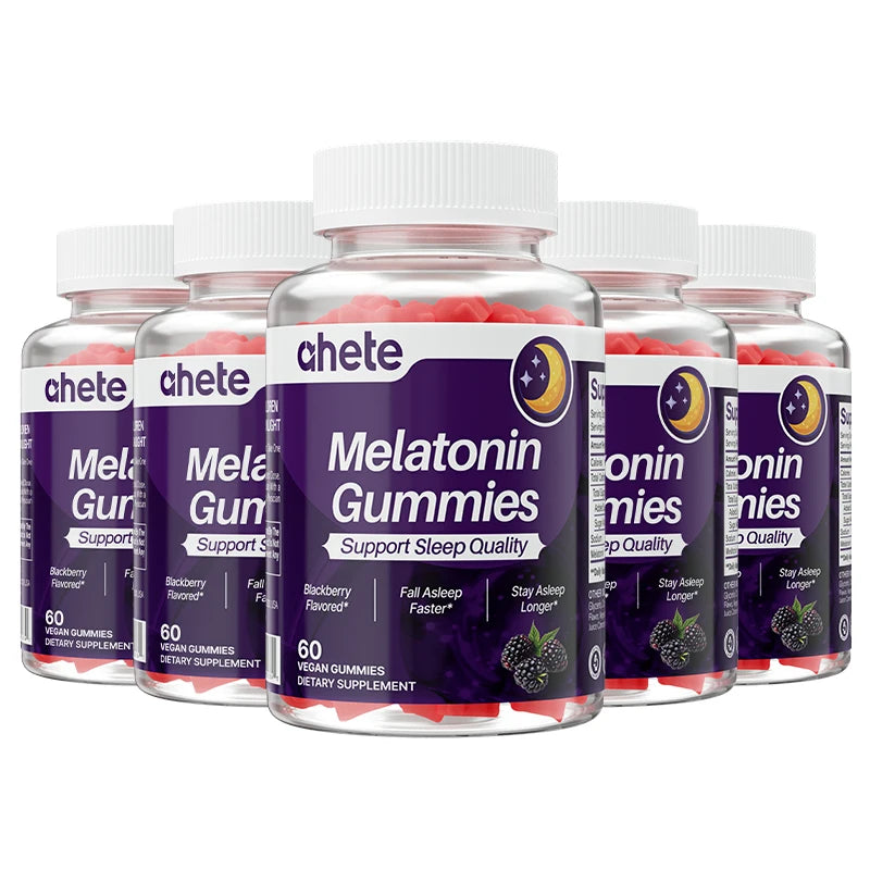 Ahete Melatonin Gummies 5mg Daily For Sleep Support