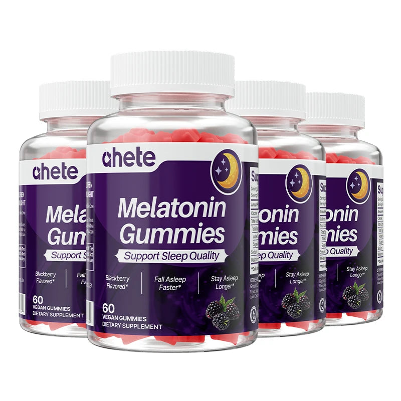 Ahete Melatonin Gummies 5mg Daily For Sleep Support