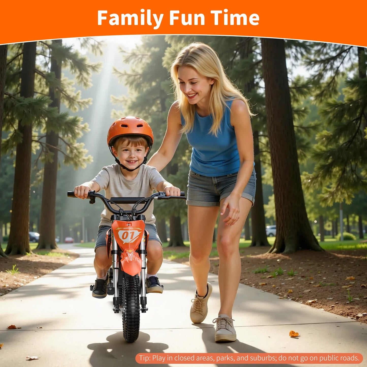 ENGWE Electric Dirt Bike 300W Offroad Ages 4 To 12