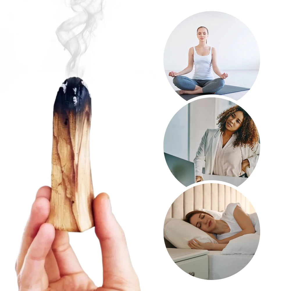 MOJOYCE Palo Santo Incense Sticks Natural Purifying Healing For Meditation