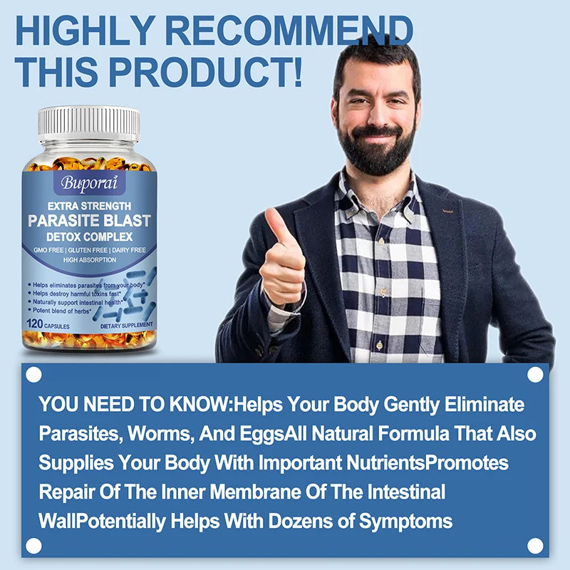 Xemenry Parasite Blast Detox Complex For Digestive Health
