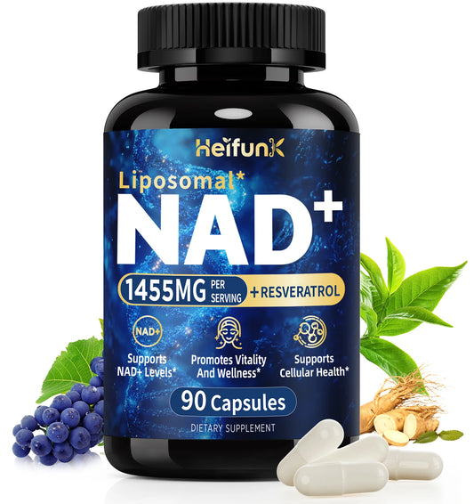 BIYODE Liposomal NAD Supplement 1450mg NAD Resveratrol For Cellular Health