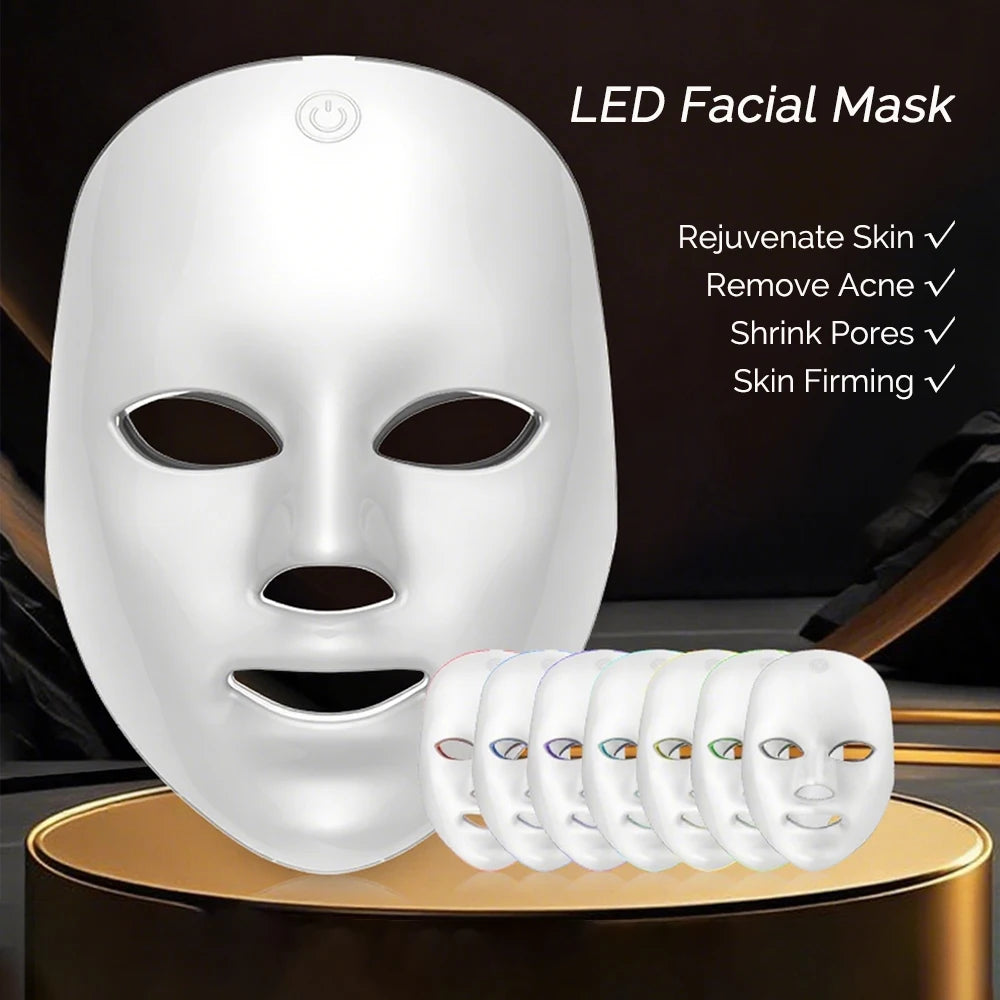 Foreverlily LED Face Light Mask Photon Therapy For Skin Rejuvenation