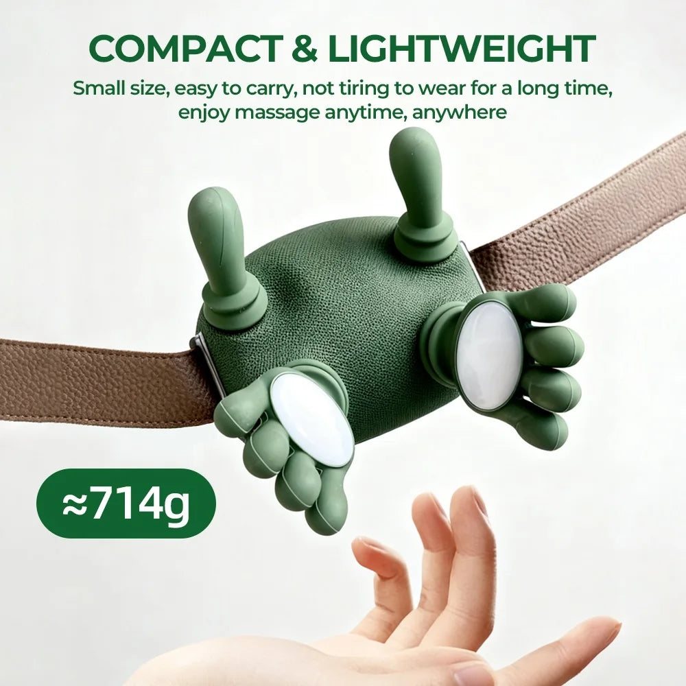 Foreverlily Bionic Finger Neck And Shoulder Massager Wireless 4D Kneading