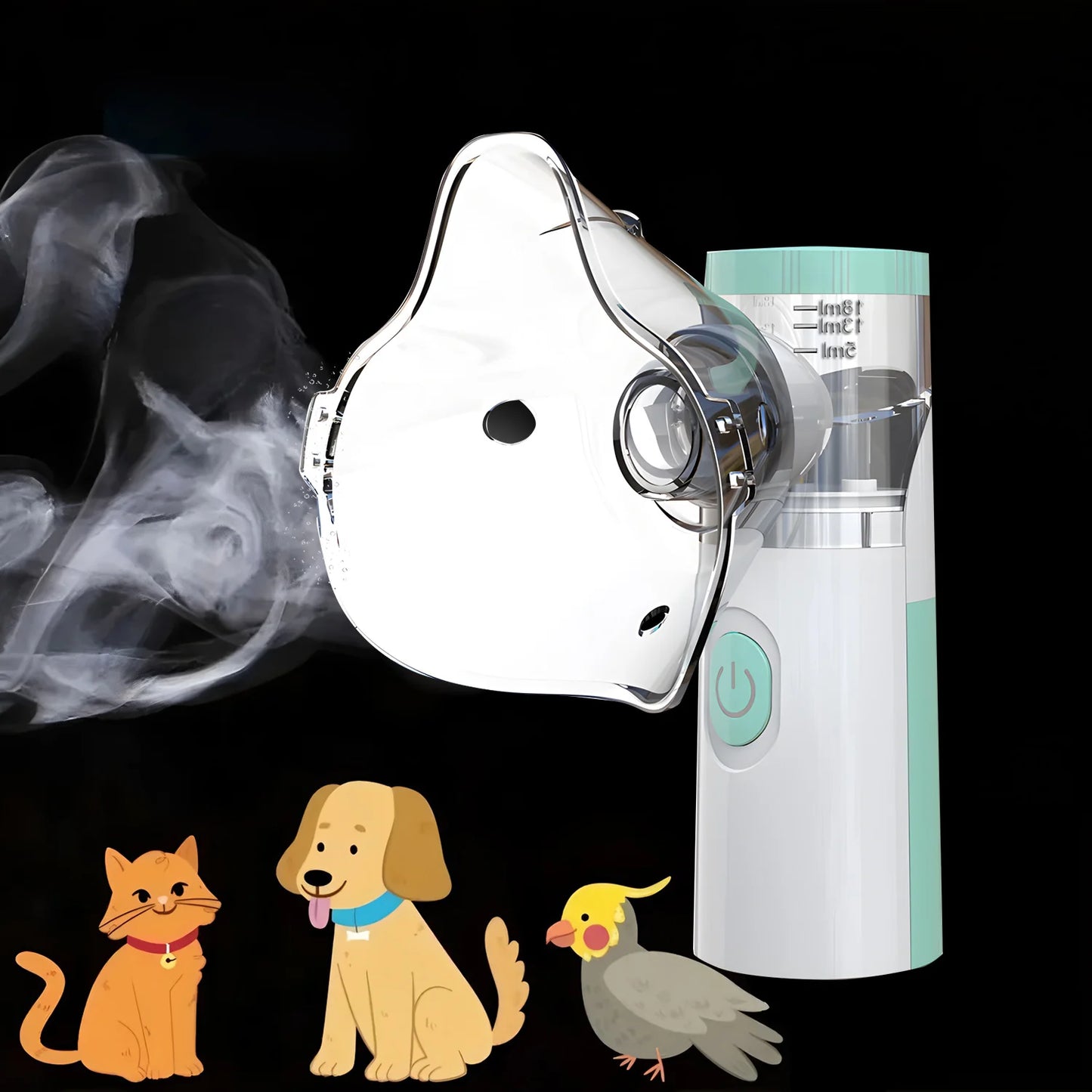 Pet Portable Nebulizer Machine For Animals Silent Inhaler Medical Atomizer
