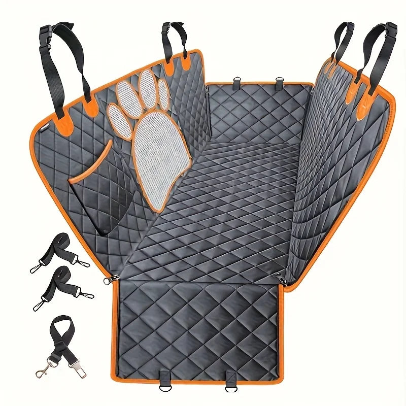 NONECN Dog Seat Cover Hammock For Cars Heavy Duty Anti Slip